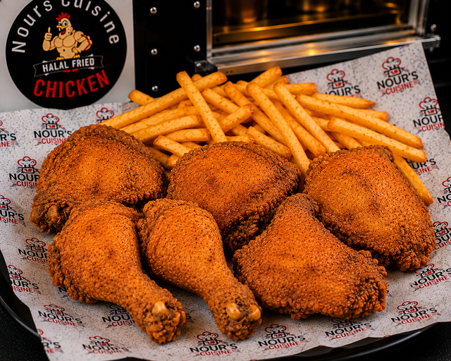 6-Piece Legs & Thighs With Fries from Nour's Cuisine