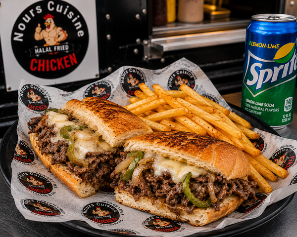 Philly Steak With Fries from Nour's Cuisine