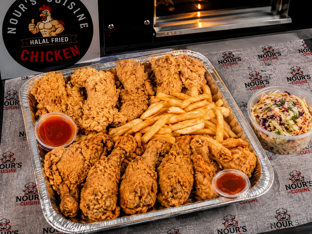 10-Piece Legs & Thighs With Fries from Nour's Cuisine