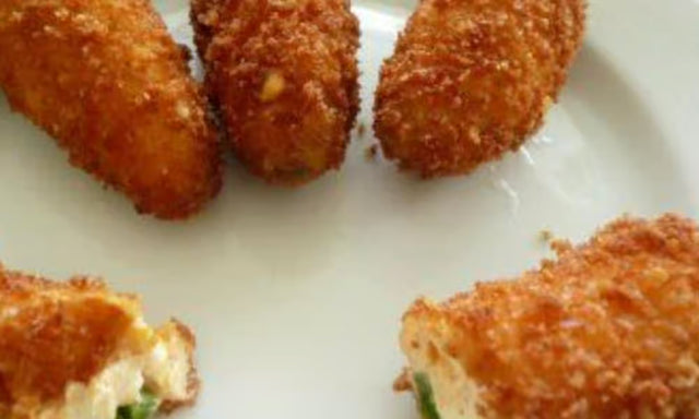Cheese-stuffed jalapeños from Nour's Cuisine
