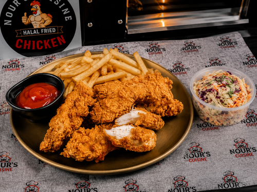 12-Piece Crispy Tenders with Fries from Nour's Cuisine